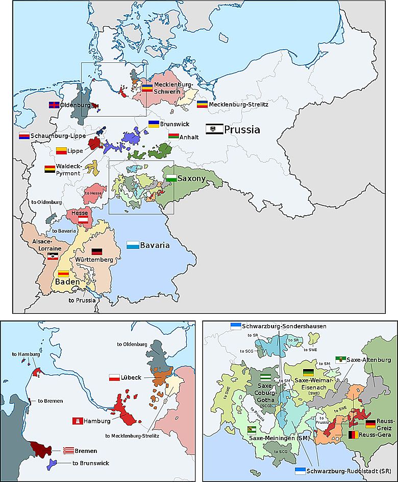 Budowa pruskiego imperium od 1871 roku