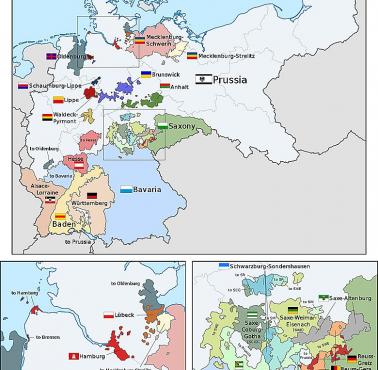 Budowa pruskiego imperium od 1871 roku