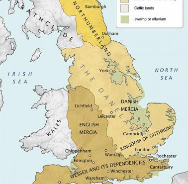 Anglia w 878 roku