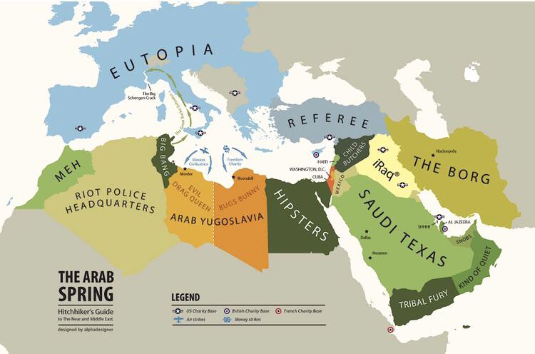 Europa i Bliski Wschód według Arabów