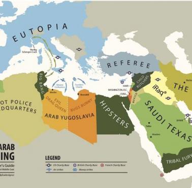 Europa i Bliski Wschód według Arabów