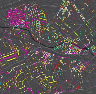 Mapa londyńskich drzew