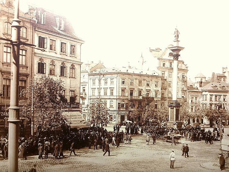 Plac Zygmunta (obecnie Plac Zamkowy) w Warszawie