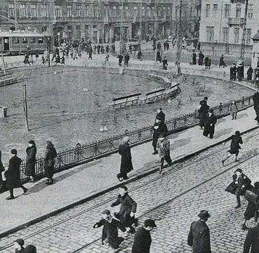 Nieistniejący obecnie plac Muranowski w Warszawie