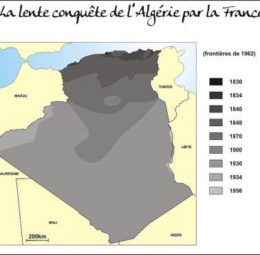 Francuska kolonizacja Afryki - obecnej Algierii, Maroka i Tunezji od 1830 do 1956 roku