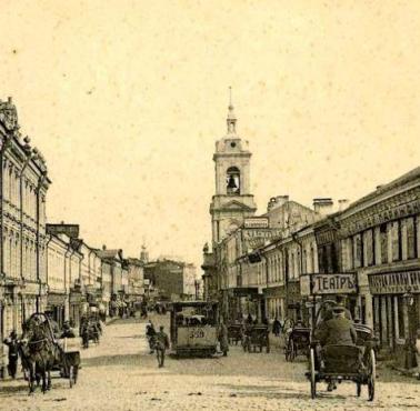 Moskwa, ulica Sretenka, 1907