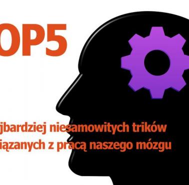 Top5 najbardziej niesamowitych trików związanych z pracą naszego mózgu