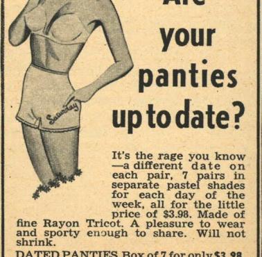 Reklama z połowy XX wieku