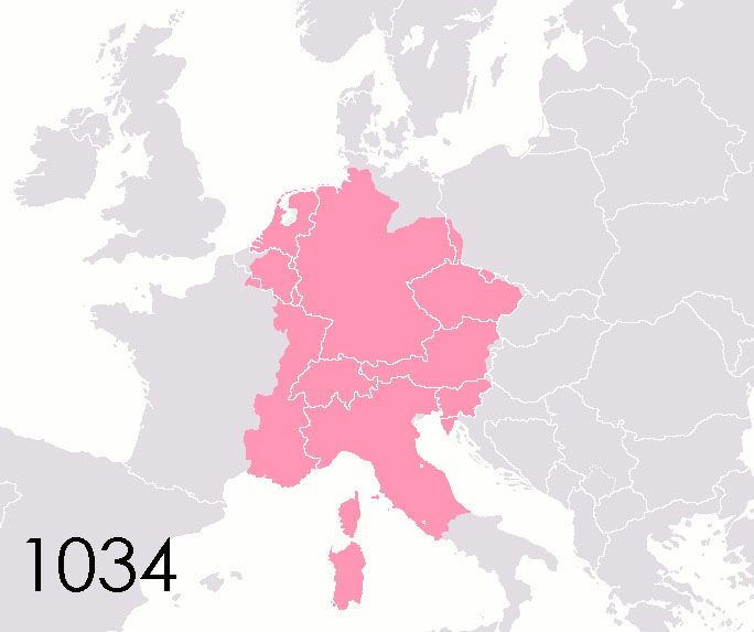 Święte Cesarstwo Rzymskie od 962 do 1806 (animacja)