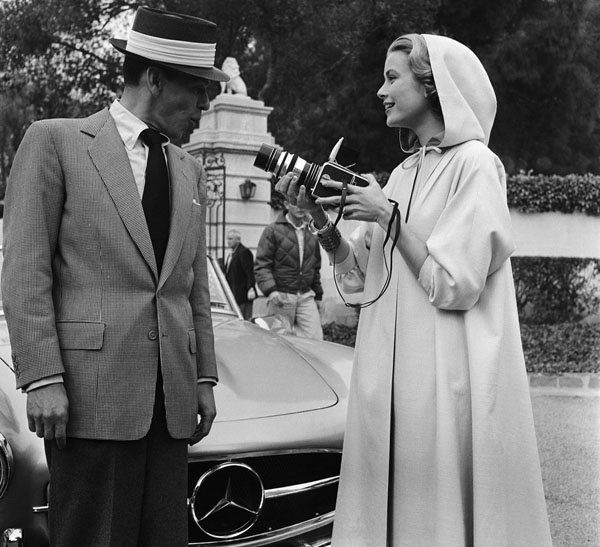 Frank Sinatra i Grace Kelly na zdjęciu z filmu 