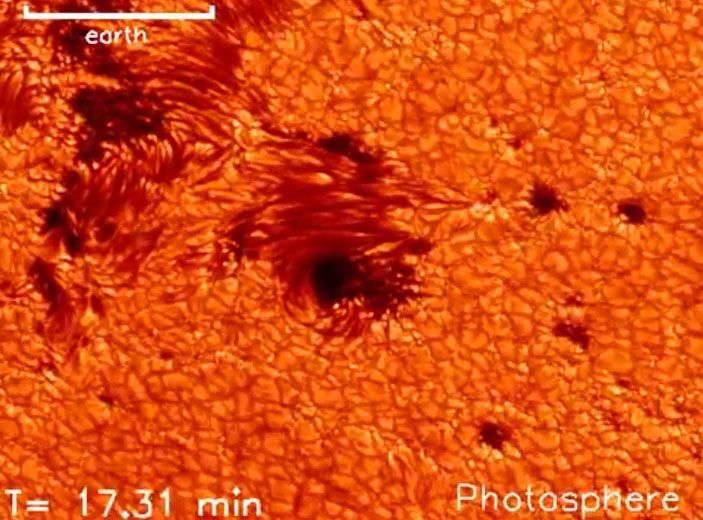 Niesamowity film pokazujący z bliska powierzchnię Słońca