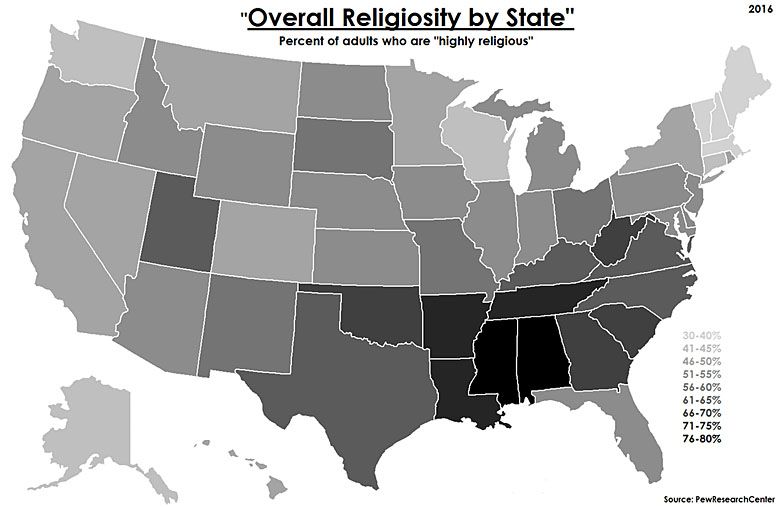 Religijność w USA