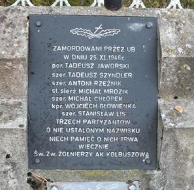 25 XI 1946 w zasadzce bandytów z KBW/UB ginie 10 Polskich Powstańców  z Oddziału Śp.Tadeusza Jaworskiego "Zerwikaptura"