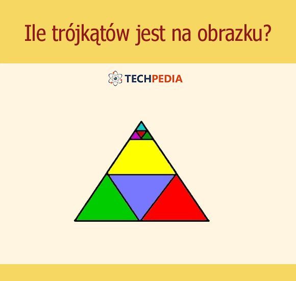 Ile trójkątów jest na obrazku?