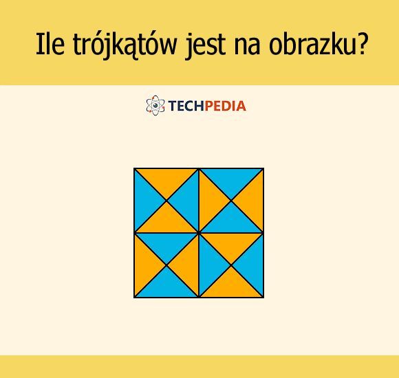 Ile trójkątów jest na obrazku?