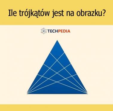 Ile trójkątów jest na obrazku?