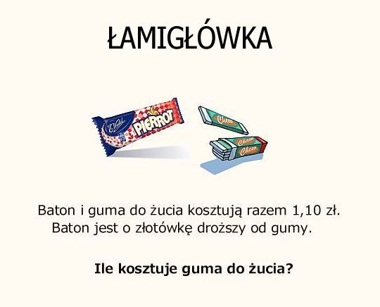 Ile kosztuje guma do żucia?