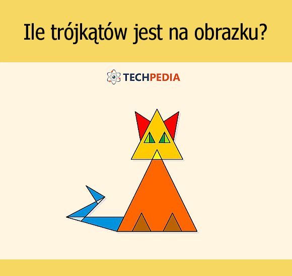 Ile trójkątów jest na obrazku?