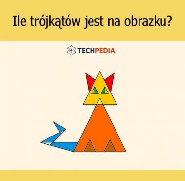 Ile trójkątów jest na obrazku?