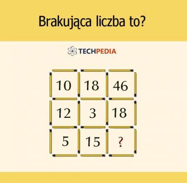 Brakująca liczba to?