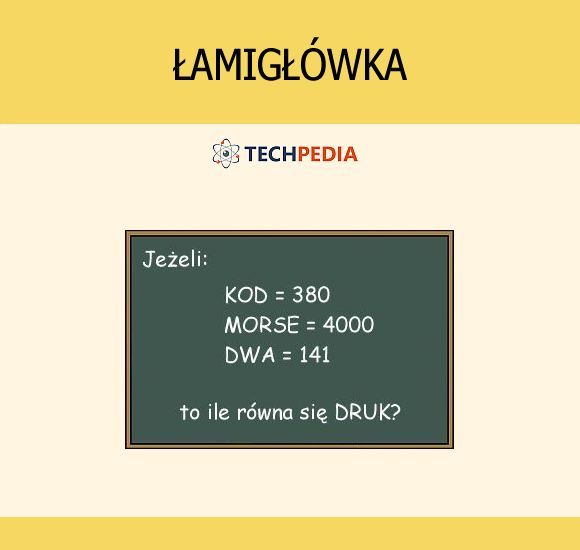 Jakie jest rozwiązanie łamigłówki?