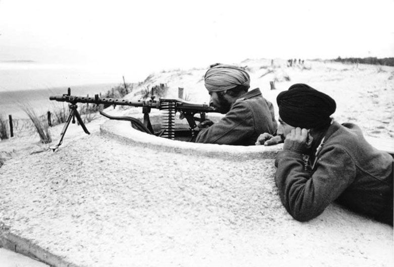 Ochotniczy oddział hinduski Waffen-SS (wybrzeże Atlantyku, okolice Bordeaux)