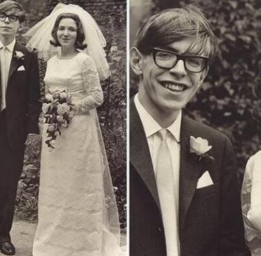 Zdjęcia ślubne genialnego fizyka Stephena Hawkinga i Jane Wilde z 1965 roku