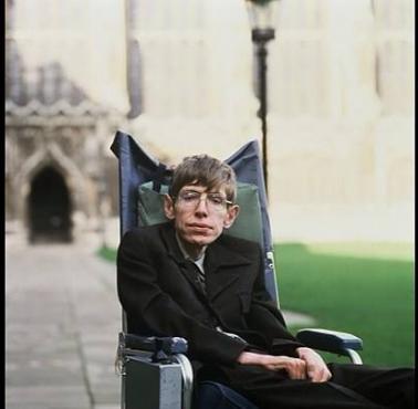 Młody Stephen Hawking w 1983 na Uniwersytecie w Oxfordzie