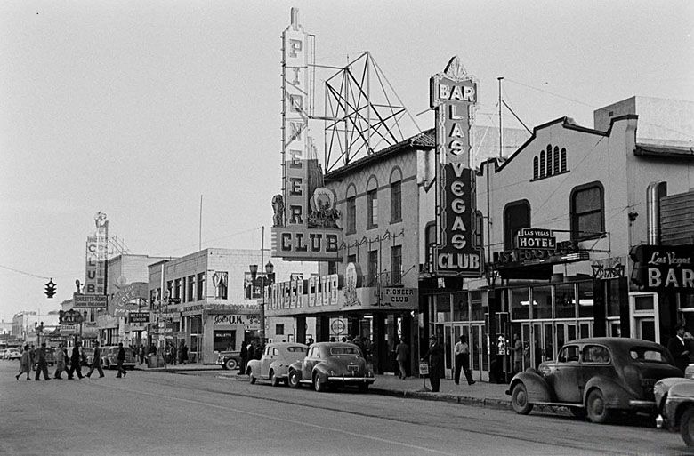 Centrum Las Vegas w 1942 roku