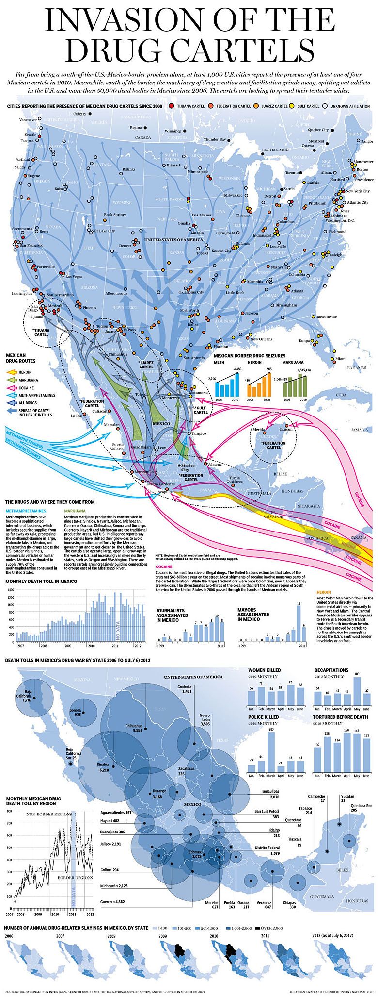 Jak meksykańskie kartele opanowywują USA (2006-2012)