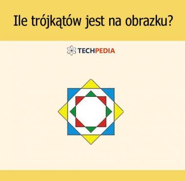 Ile trójkątów jest na obrazku?