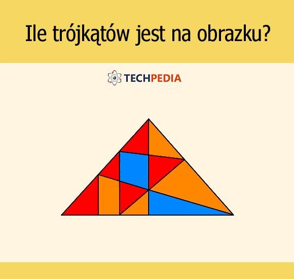 Ile trójkątów jest na obrazku?