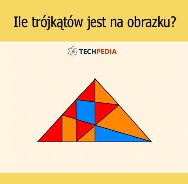 Ile trójkątów jest na obrazku?