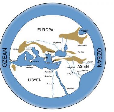 Grecka mapa świata z VI wieku p.n.e.