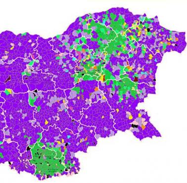 Mapa etniczna Bułgarii