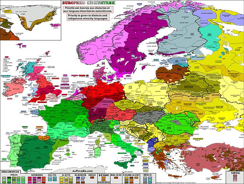 Lokalne dialekty w różnych krajach Europy