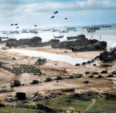 Lądowanie aliantów w Normandii (D-Day) - plaża Omaha