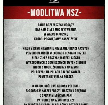 Modlitwa NSZ