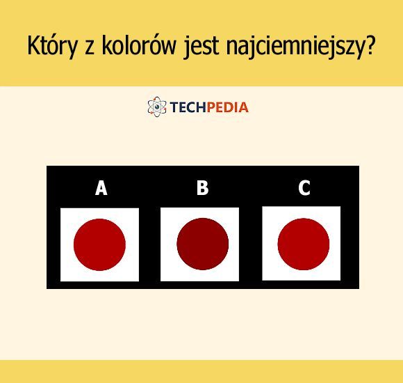 Który z kolorów jest najciemniejszy?