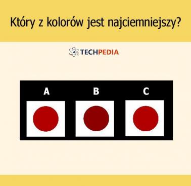 Który z kolorów jest najciemniejszy?