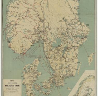 Koleje w Norwegii, Szwecji i Danii w 1897 roku