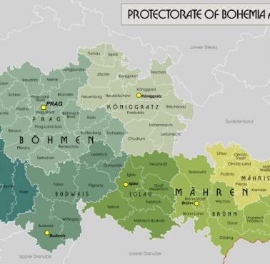 Protektorat Czech i Moraw, utworzony przez Niemców autonomiczny jednostka administracyjna Wielkich Niemiec w 1941 roku