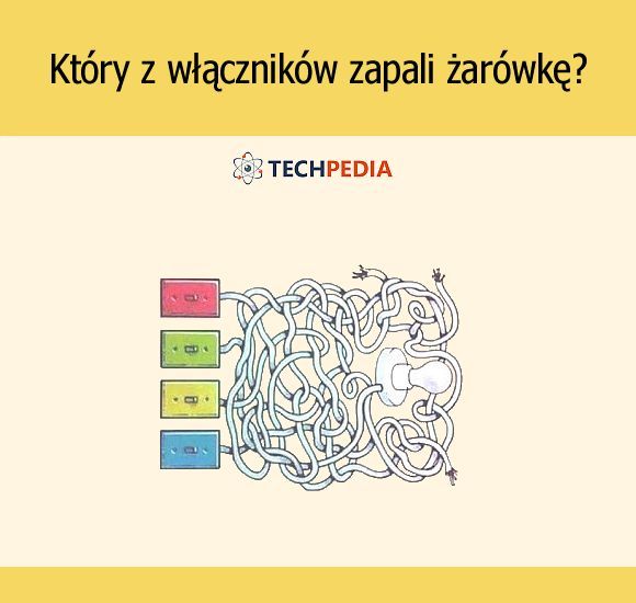 Który z włączników zapali żarówkę?