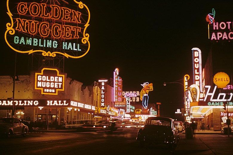 Fremont Street, Las Vegas, 1952