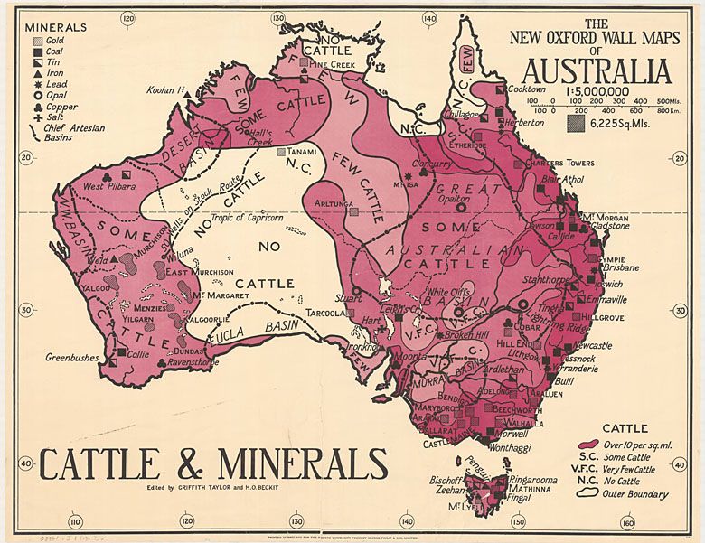 Australia, bydło i minerały, lata dwudzieste XX wieku