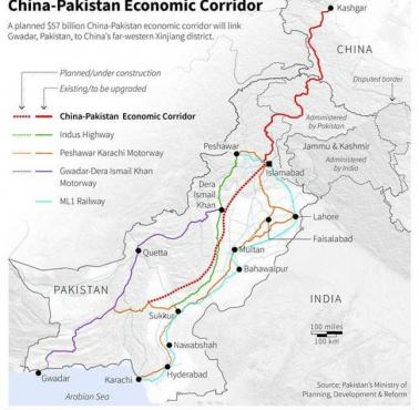 Połączenia transportowe między Chinami i Pakistanem (poprzez Kaszmir do portu Gwadar)