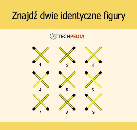 Znajdź dwie identyczne figury