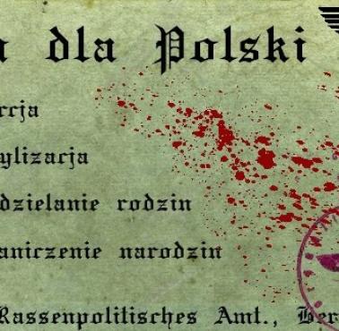 25 XI 1939 Urząd do Spraw Polityki Rasowej NSDAP ukończył memoriał na temat ...