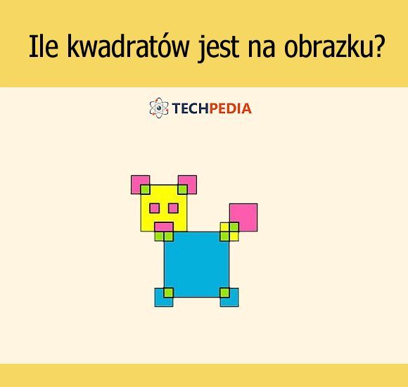 Ile kwadratów jest na obrazku?