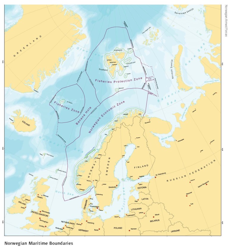 Norweska wyłączna strefa ekonomiczna (EEZ - Exclusive Economic Zones)